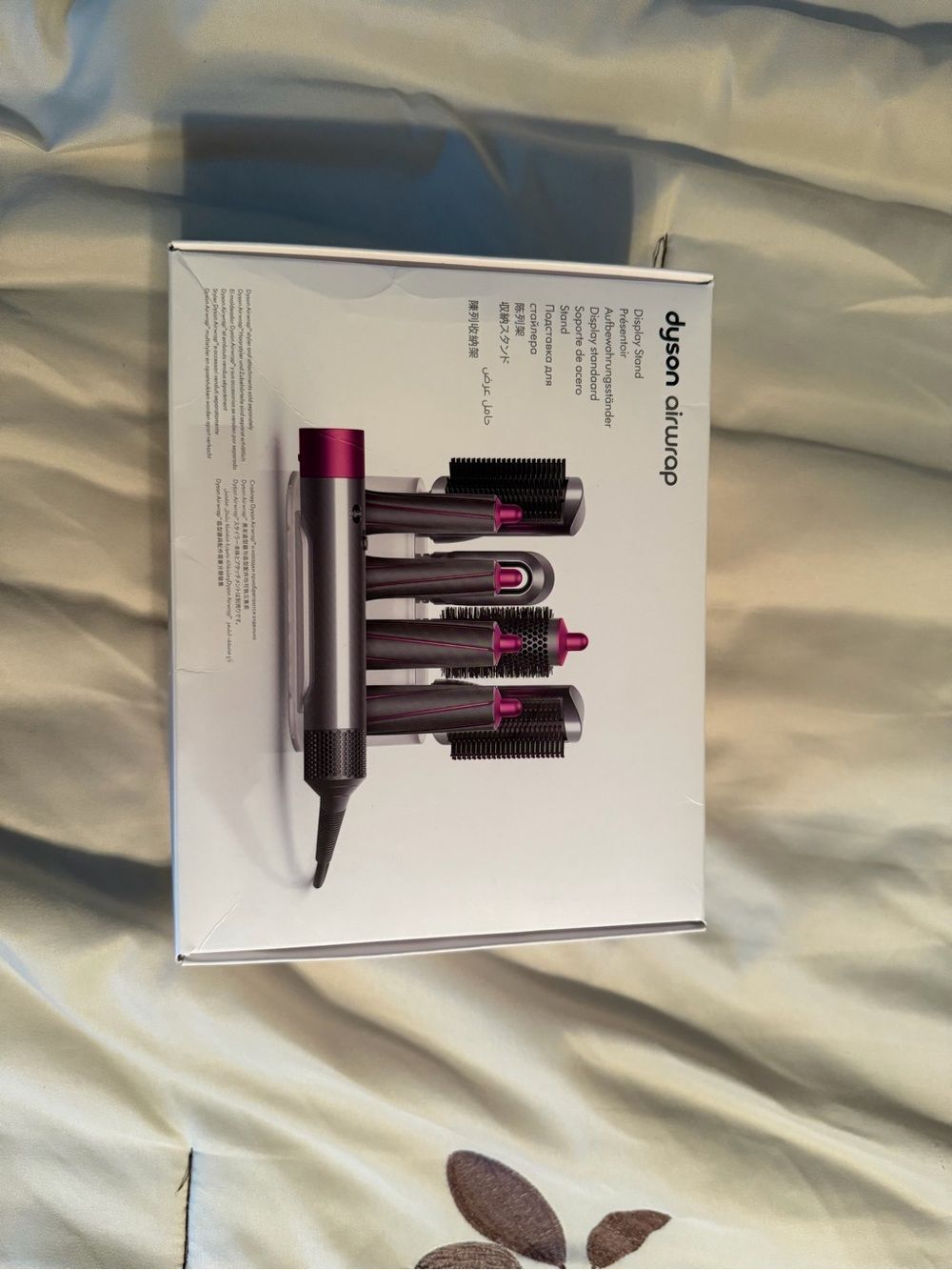 NIB Authentic Dyson Airwrap Display Stand Holder White/Fuchsia